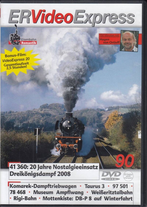 Eisenbahn Romantik Videoexpress 90 DVD FSK 0