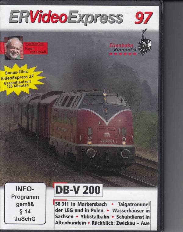 Eisenbahn Romantik Videoexpress 97 DVD FSK 0