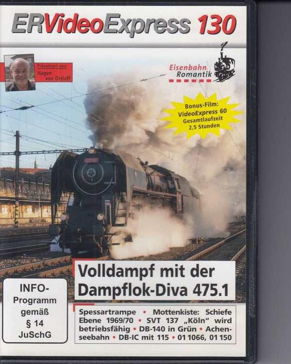 Eisenbahn Romantik Videoexpress 130 DVD FSK 0