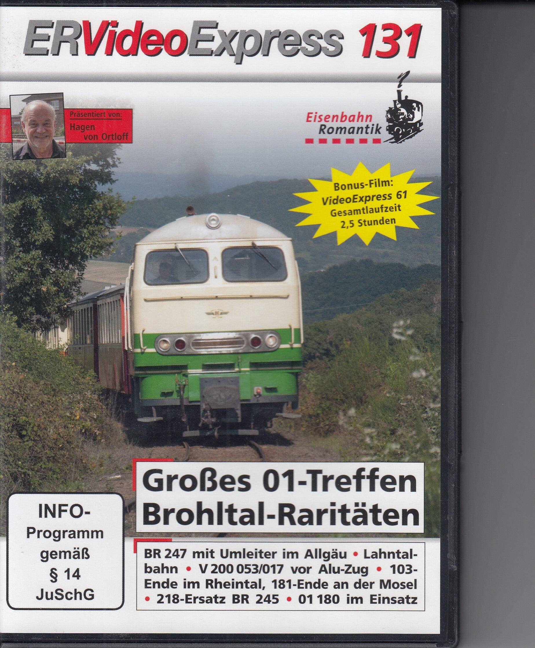 Eisenbahn Romantik Videoexpress 131 DVD FSK 0