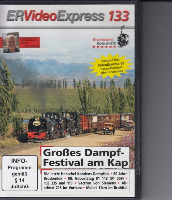 Eisenbahn Romantik Videoexpress 133 DVD FSK 0
