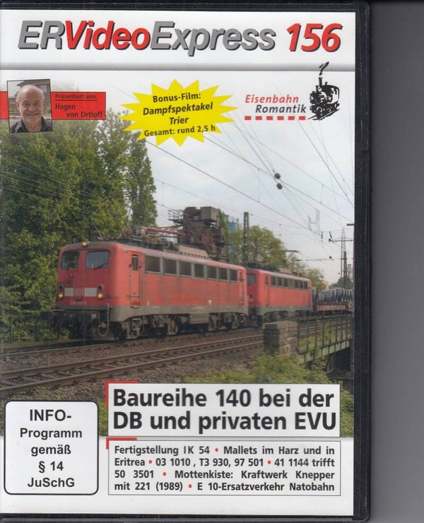 Eisenbahn Romantik Videoexpress 156 DVD FSK 0