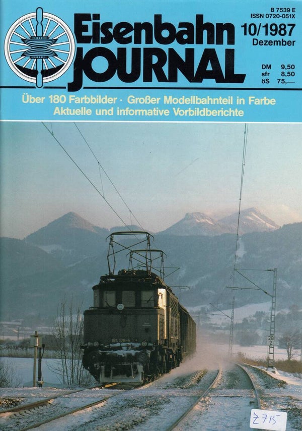 Eisenbahn Journal Monatsausgabe 10-1987