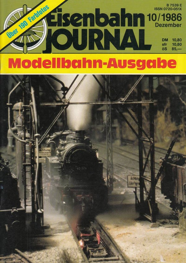 Eisenbahn Journal Modellbahn-Ausgabe 10-1986