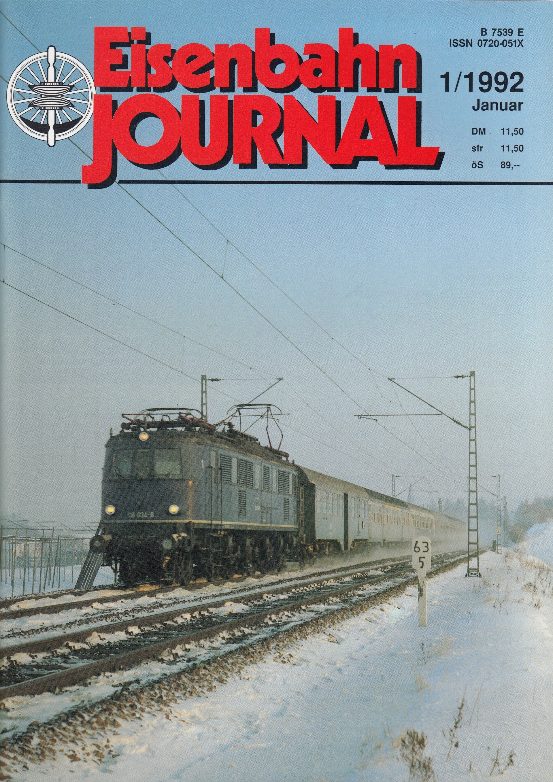 Eisenbahn Journal Monatsausgabe 01-1992