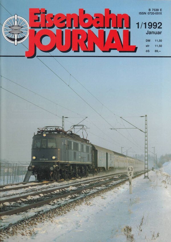 Eisenbahn Journal Monatsausgabe 01-1992