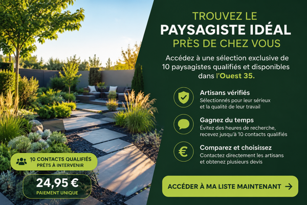 Listes artisans paysagistes ouest 35