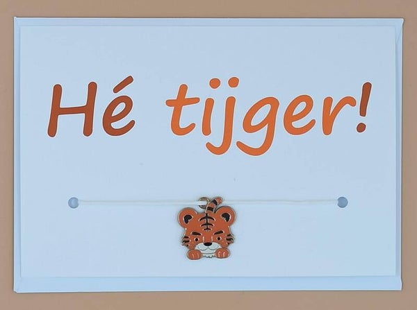 Vrolijkaartje Hé tijger!