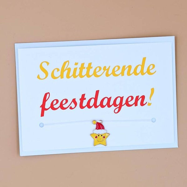 Vrolijkaartje Schitterende feestdagen!