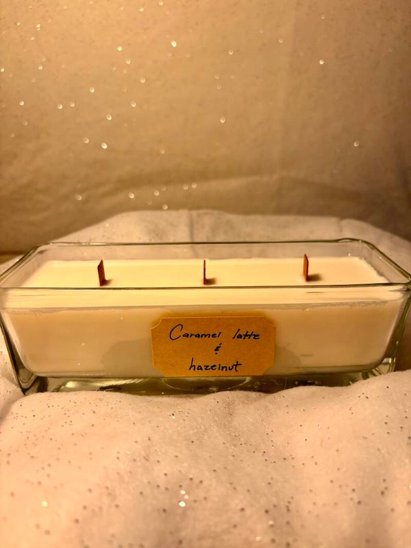 Caramel Latte Hazelnut 18oz 3 wick