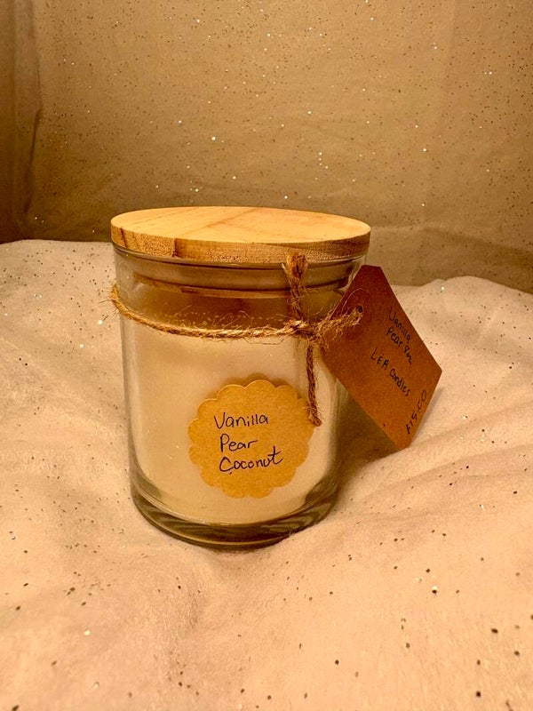 Vanilla Coconut Pear 8oz clear