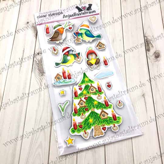 Clear Stamp *Wintervögel*