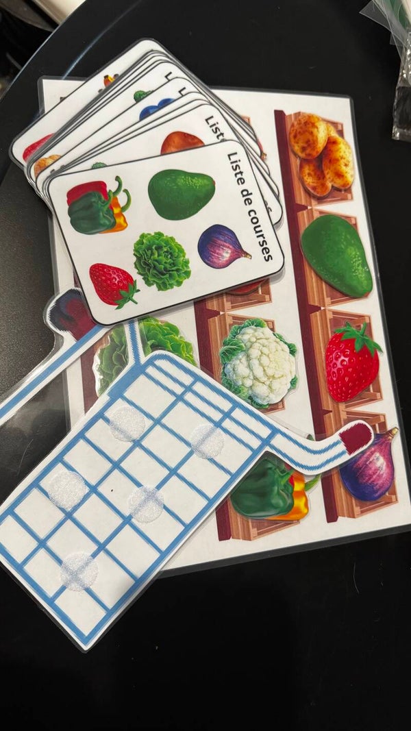 Jeu de la liste de courses