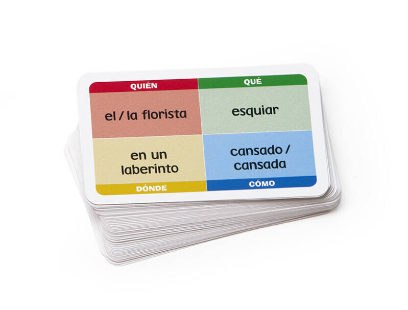 QUIÉNQUÉDÓNDECÓMO Junior cartas de arte dramatico