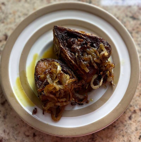 Fried hilsha fish( one person).