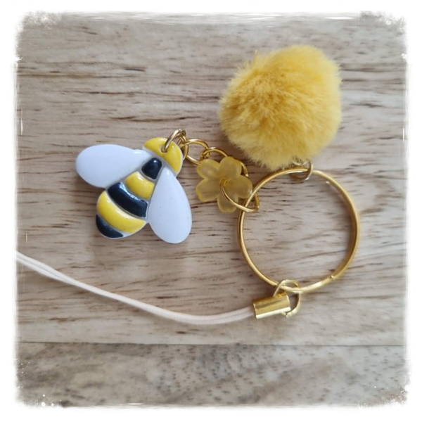 Porte clés abeille
