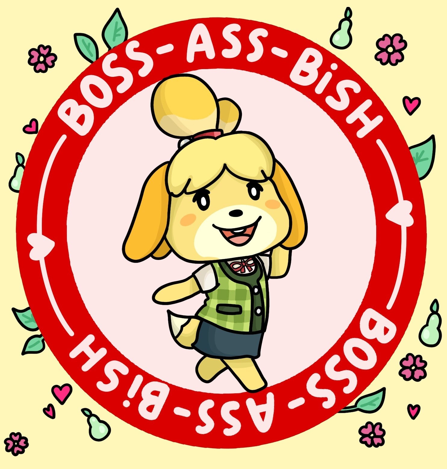 Isabella Animal Crossing Sticker