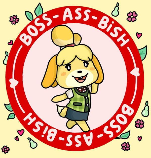 Isabella Animal Crossing Sticker