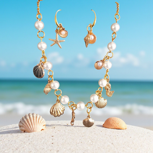 Shell themed necklace