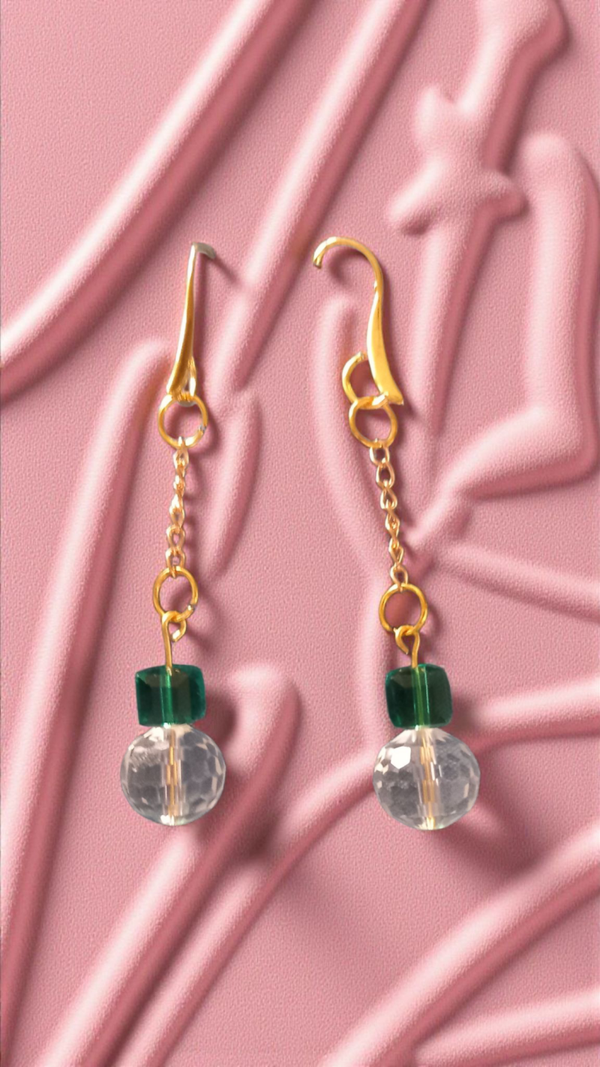 Crystal drop earrings