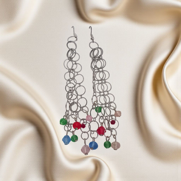 Shoulder skimming earrings