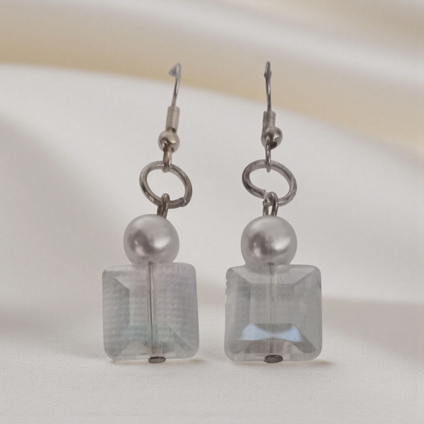 Crystal beaded earrings