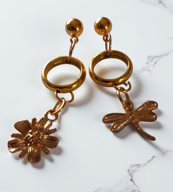 On trend mis matched earrings