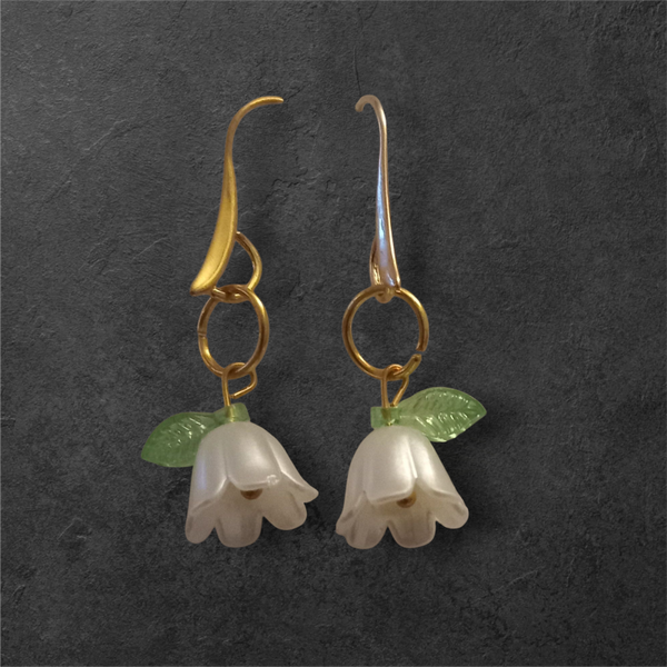 Lily of the valley delicate earrings