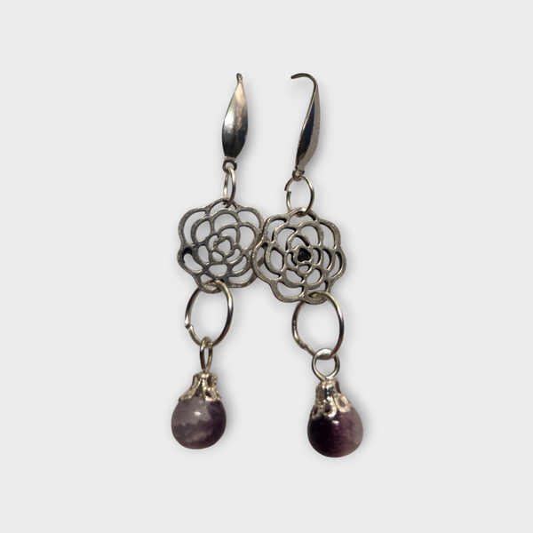 Pretty silver earrings