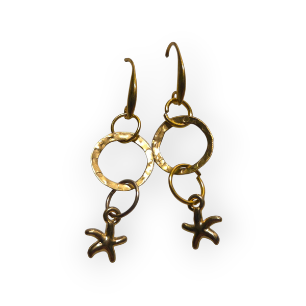 Delicate star earrings
