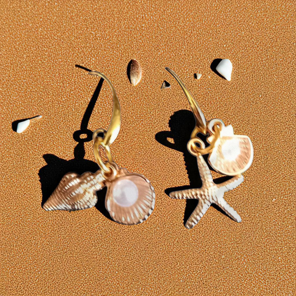 Seaside themed earrings