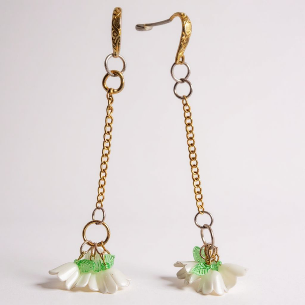 Shoulder skimming earrings