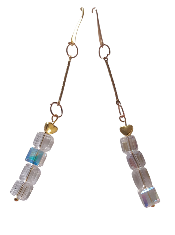 Crystal drop earrings