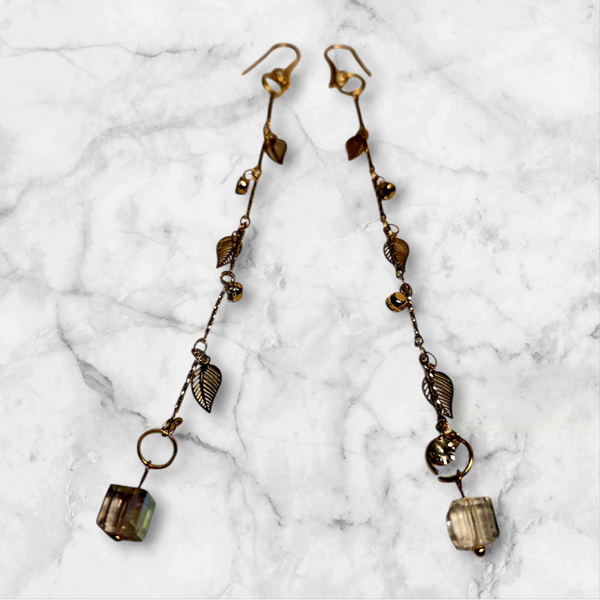 Shoulder skimming earrings