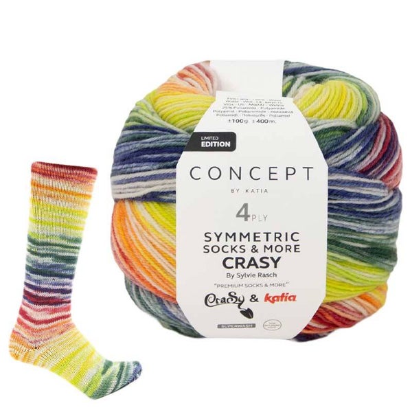 KATIA Concept Symmetric Socks "Crasy"
