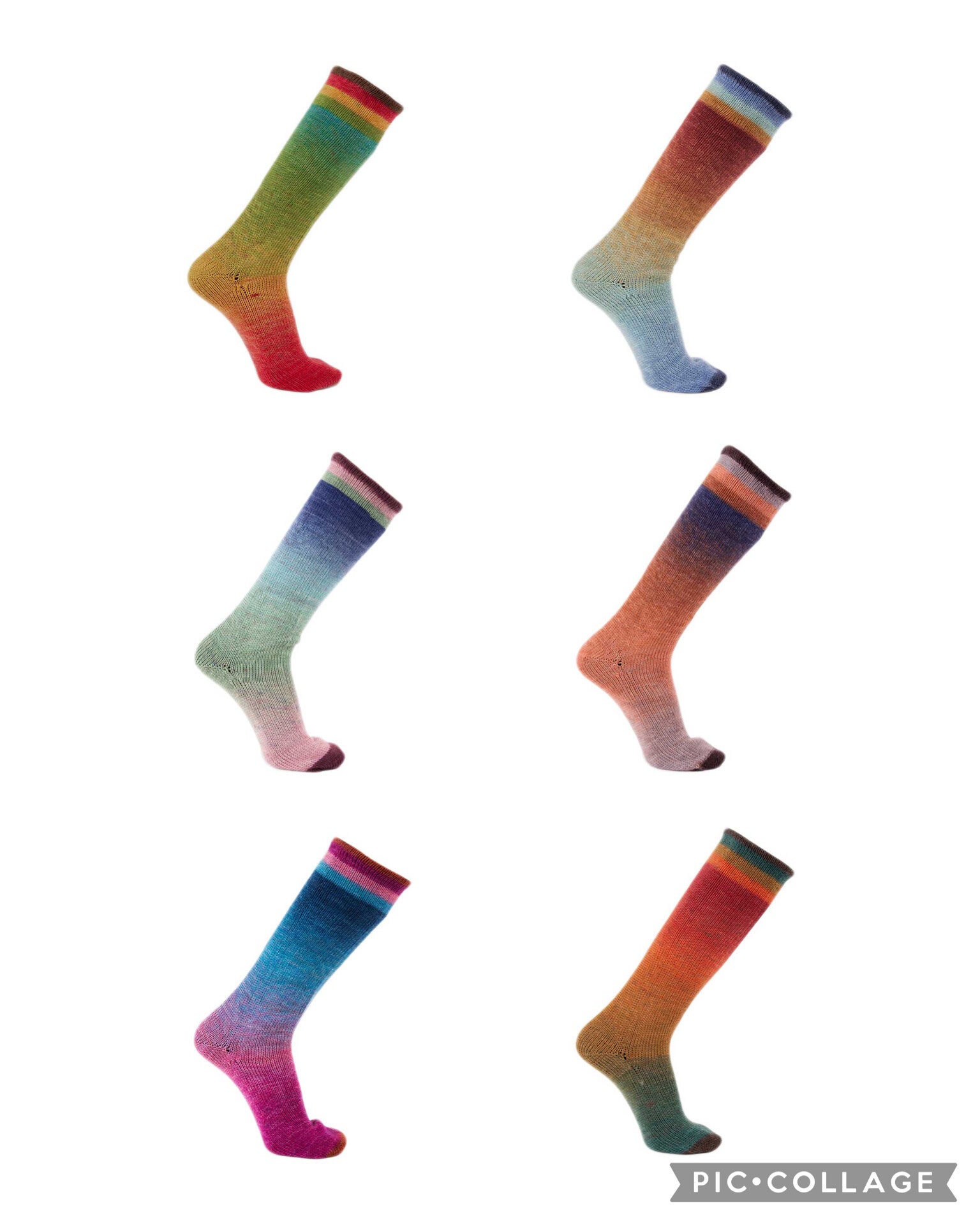 Bunte Socken aus der KATIA Concept "Degrade"