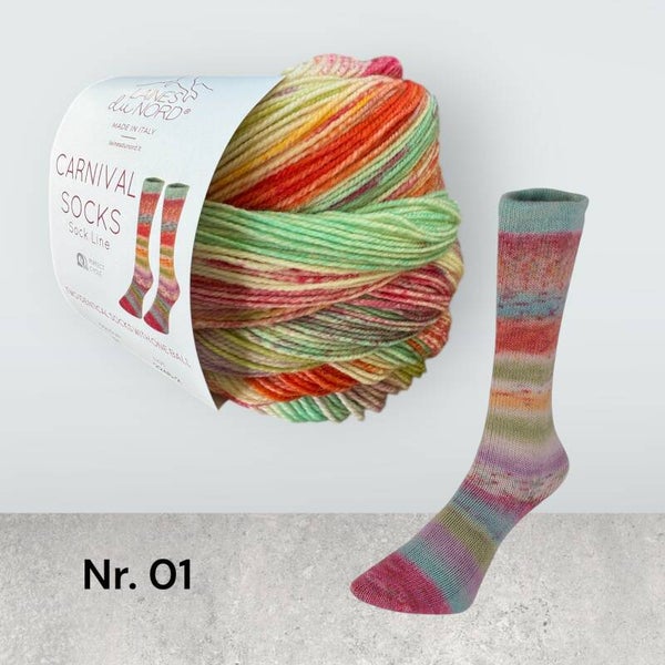 Laines du Nord - Carnival Socks 100g