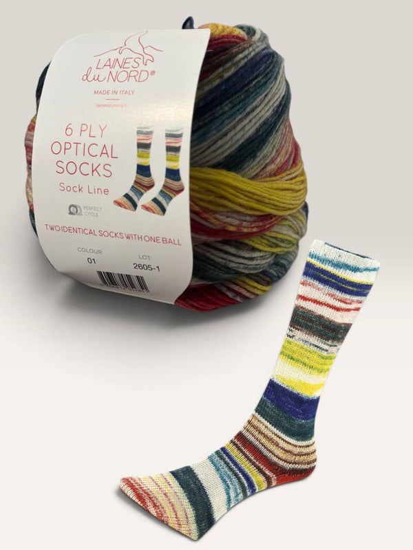 Laines du Nord Optical Socks 6ply 150g