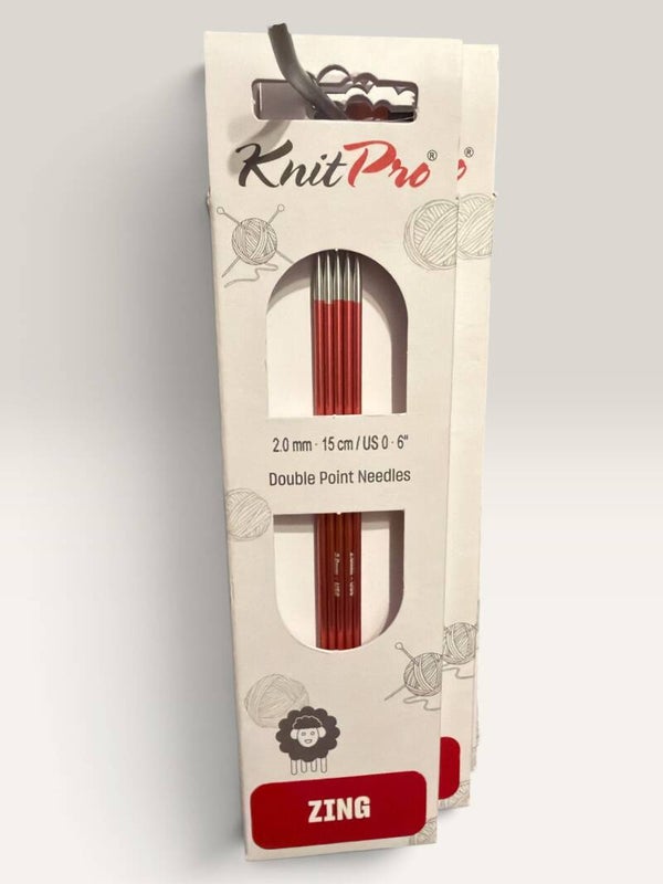 Knit Pro ZING Nadelspiel 15cm