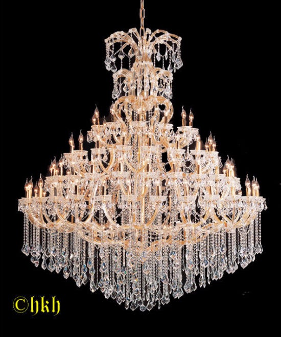 Nr 65 - Grote Maria Theresia 96 arms Dia-200cm Hight-210cm Kroonluchter No 1