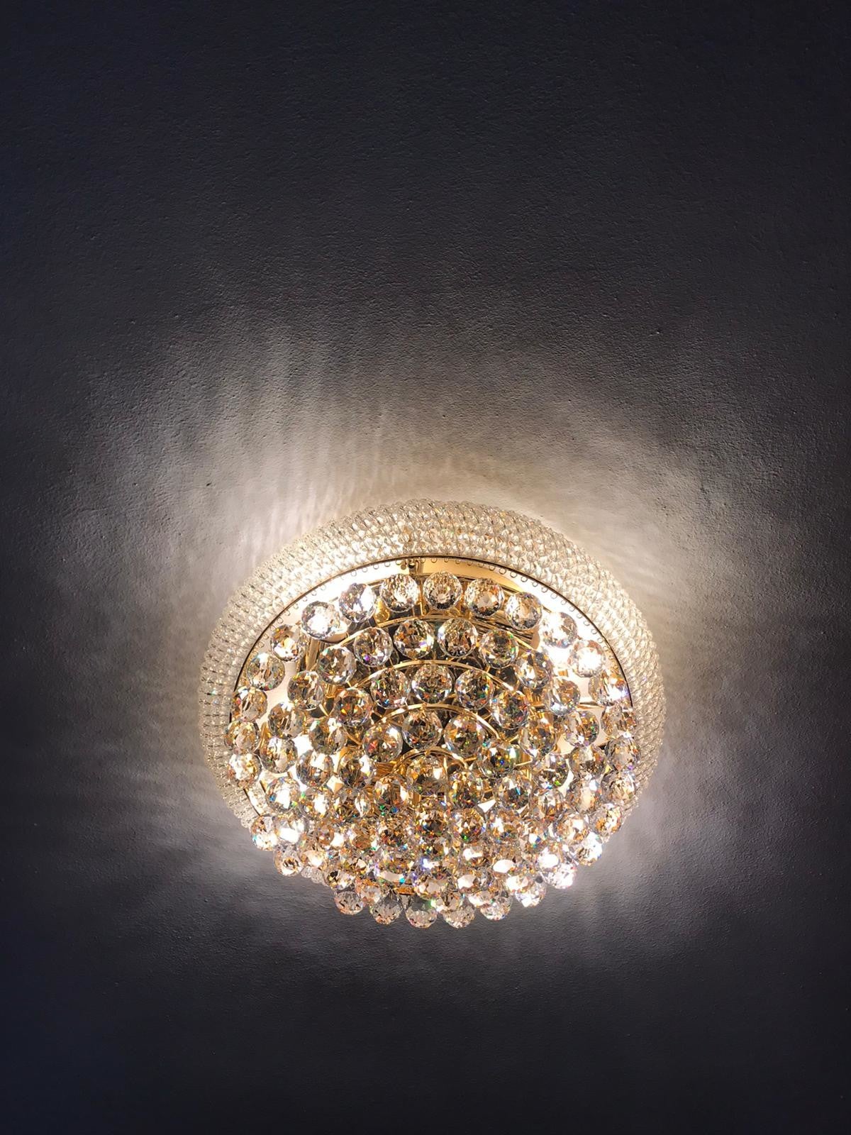 kristallen plafonierre