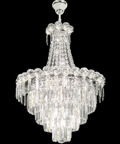 Nr 110 - Moderne Zakkroonluchter met Swarovski kristal No 1