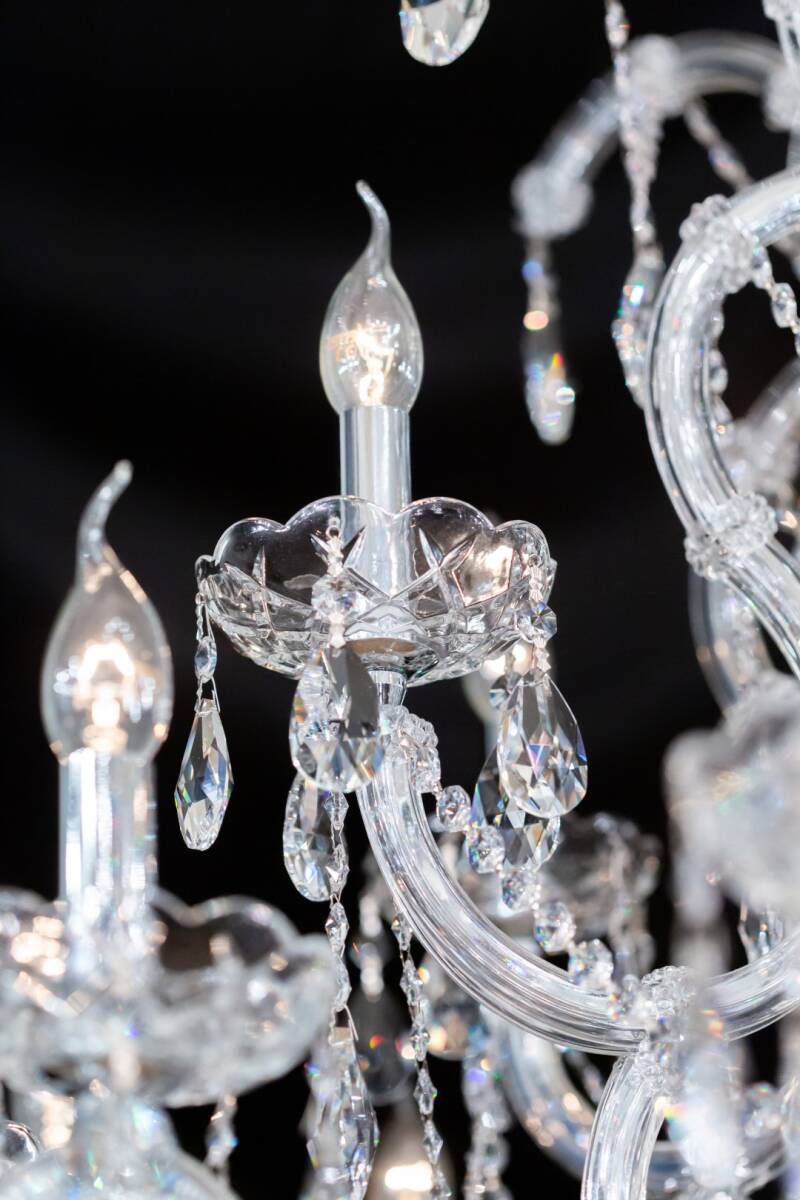 Nr 11 - Maria Theresia 18 arms kroonluchter Swarovski-kristal  onderdeel nr 10
