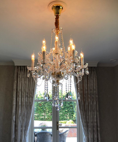 Nr A-11  Böhemische crystal-kroonluchter No 1