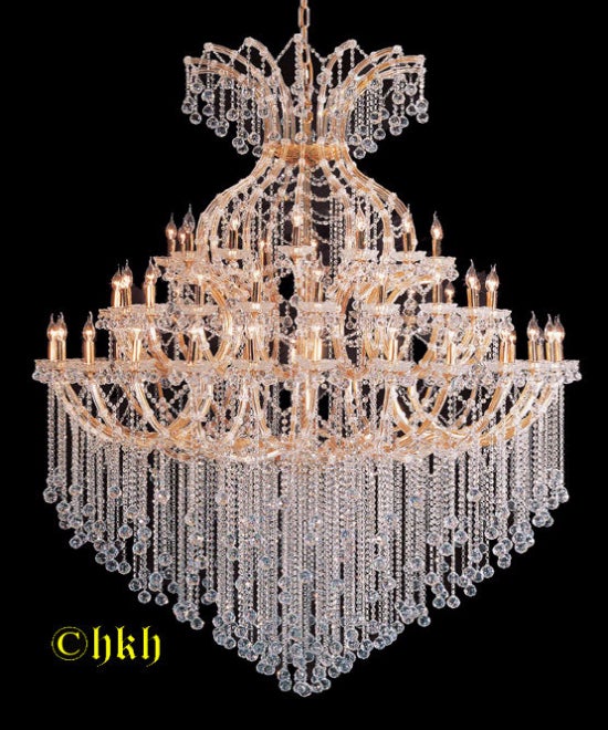 Nr 62 - Grote Maria Theresia 62 arms Dia 180cm  Kroonluchter No 1