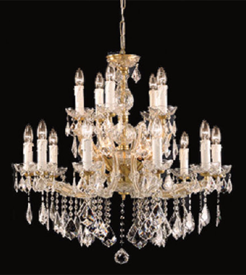 Maria Theresia kristallen kroonluchter laagmodel Luster 12 arms met ...