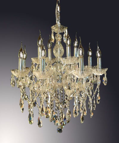 Nr 14 - Maria Theresia 12 arms laag-model Swarovski-kristal No 1