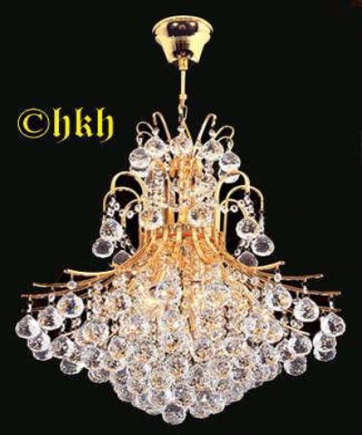 Nr 22 - Bal-kroon met kristallen-ballen met met Swarovski No 1