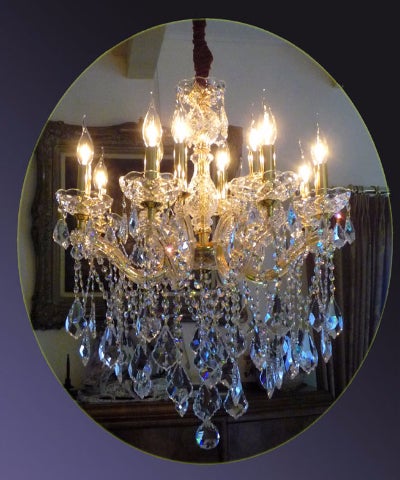 Nr 37 - Maria Theresia 6 arms met Swarovski kristal No 1