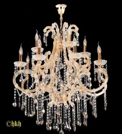 nr A-13  Bridge-kroon  Maria Theresia kroonluchter met Swarovski Crystal.  No 2